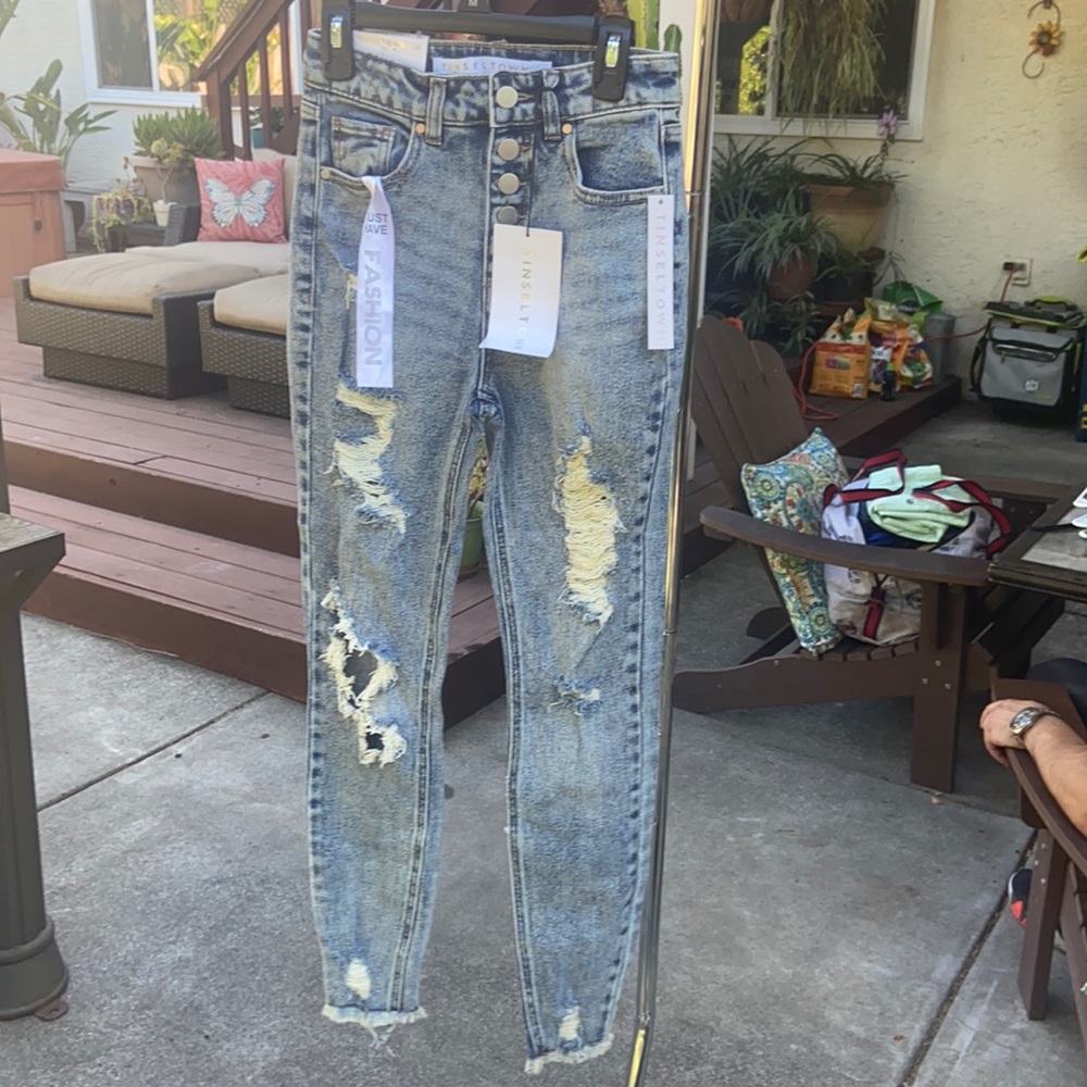TinselTown mom Jeans